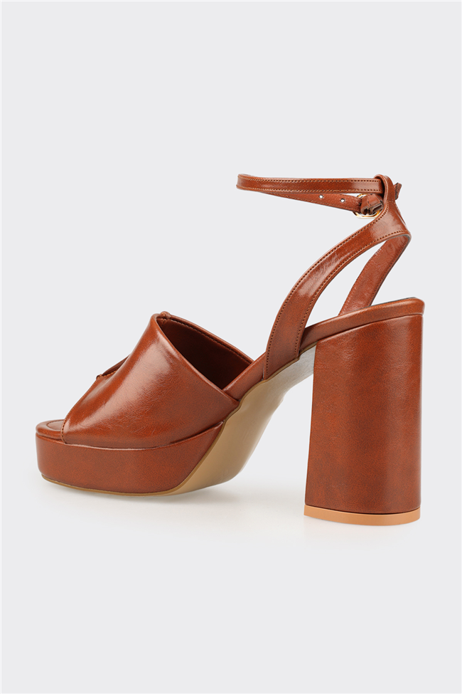 Taba Kadın Yüksek Topuk Sandalet