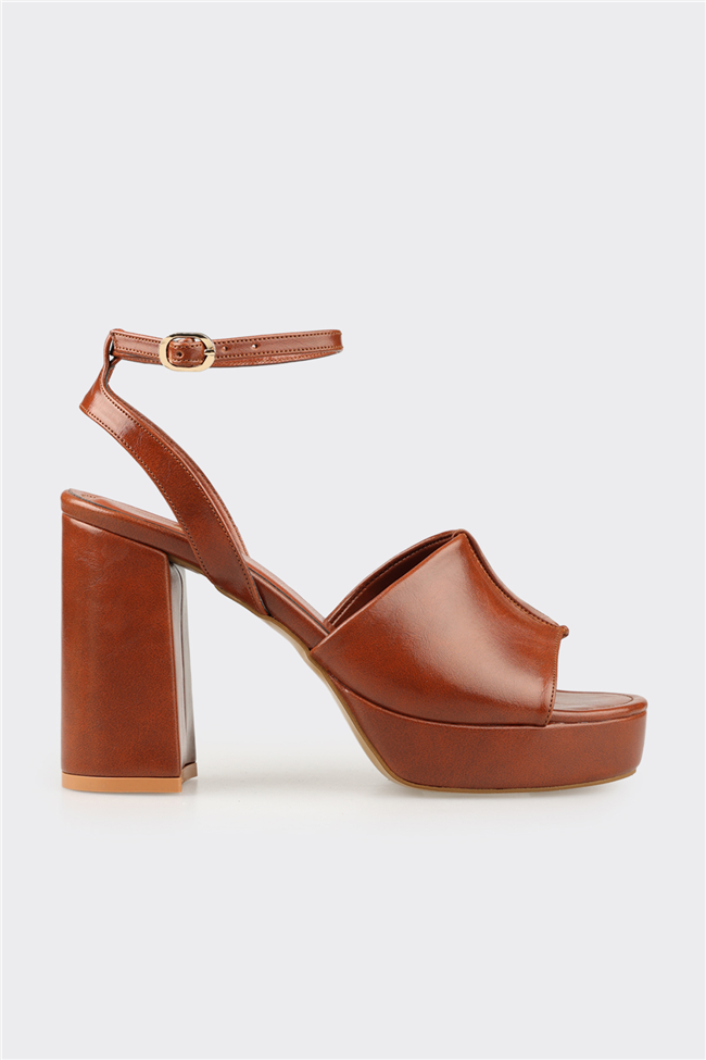 Taba Kadın Yüksek Topuk Sandalet