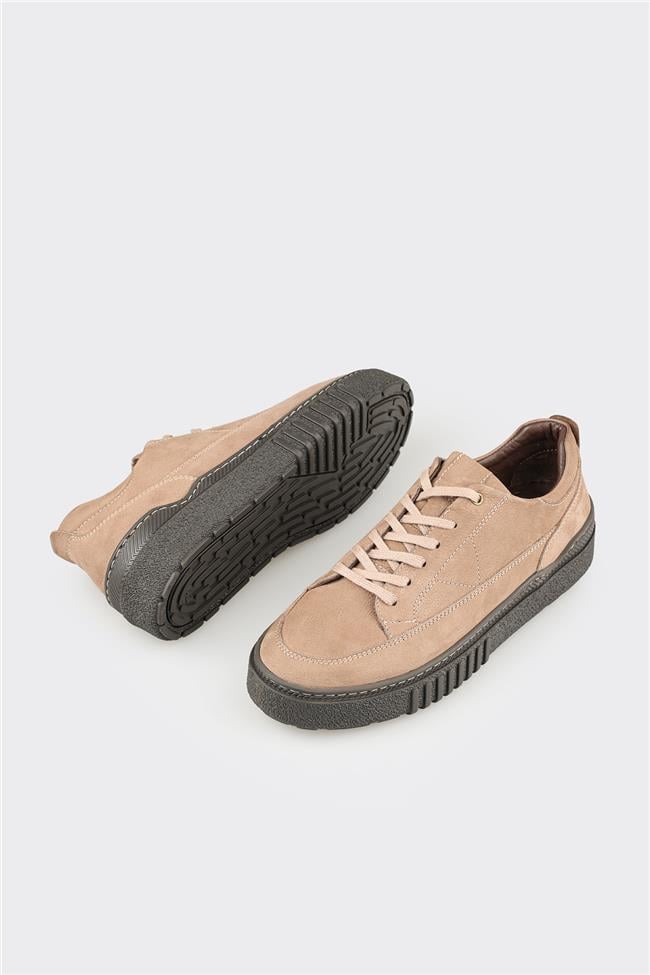 Vizon Deri Erkek Günlük Ayakkabı