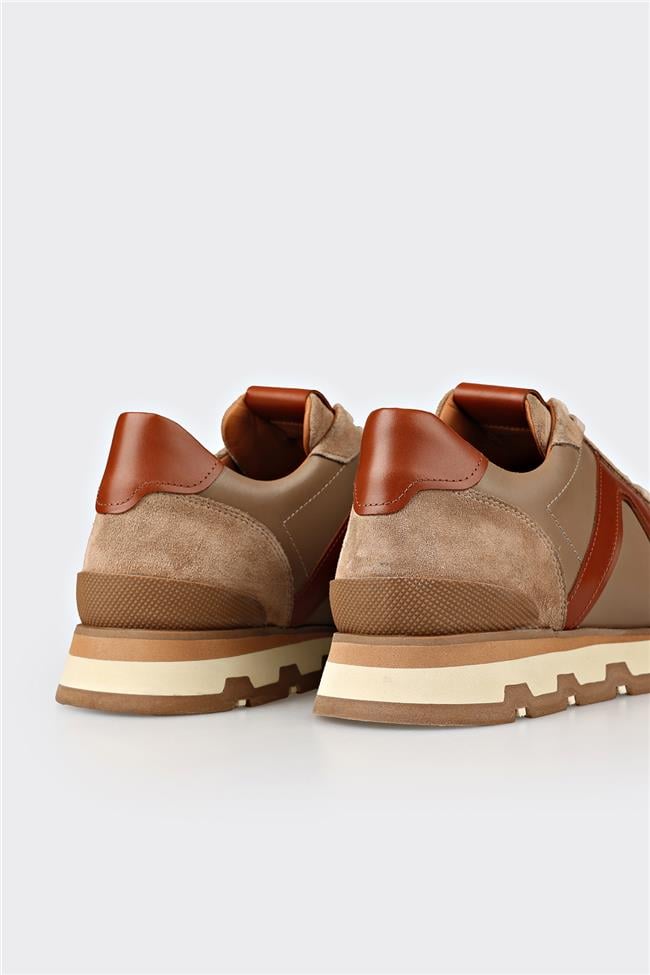 Vizon Deri Erkek Spor Ayakkabı