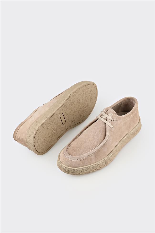 Vizon Deri Erkek Spor Ayakkabı