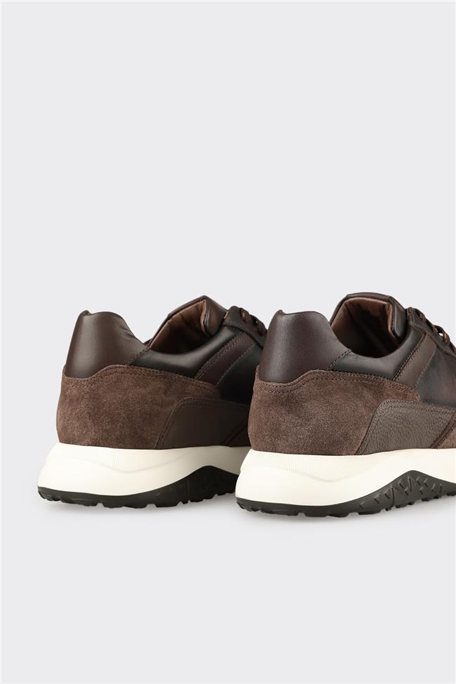 Vizon Deri Erkek Spor Ayakkabı