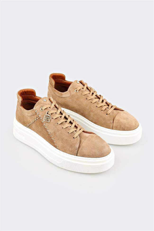 Vizon Deri Erkek Spor Ayakkabı