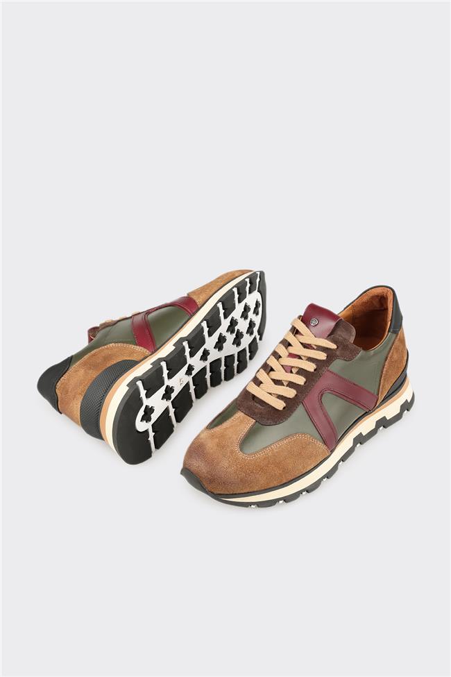 Vizon Deri Erkek Spor Ayakkabı