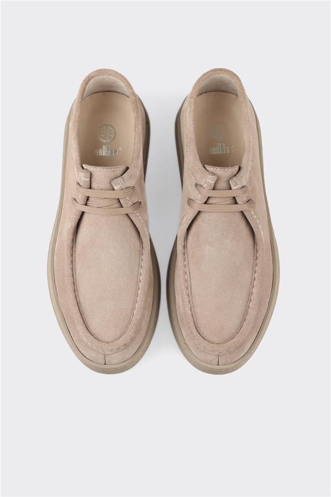 Vizon Deri Erkek Spor Ayakkabı