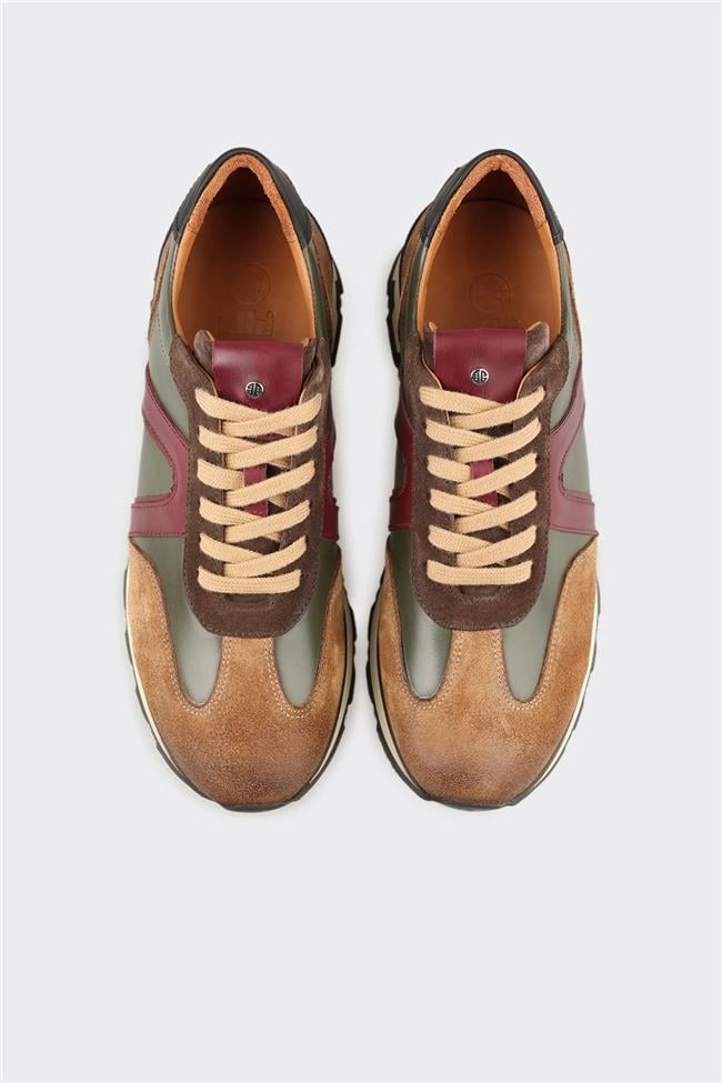 Vizon Deri Erkek Spor Ayakkabı