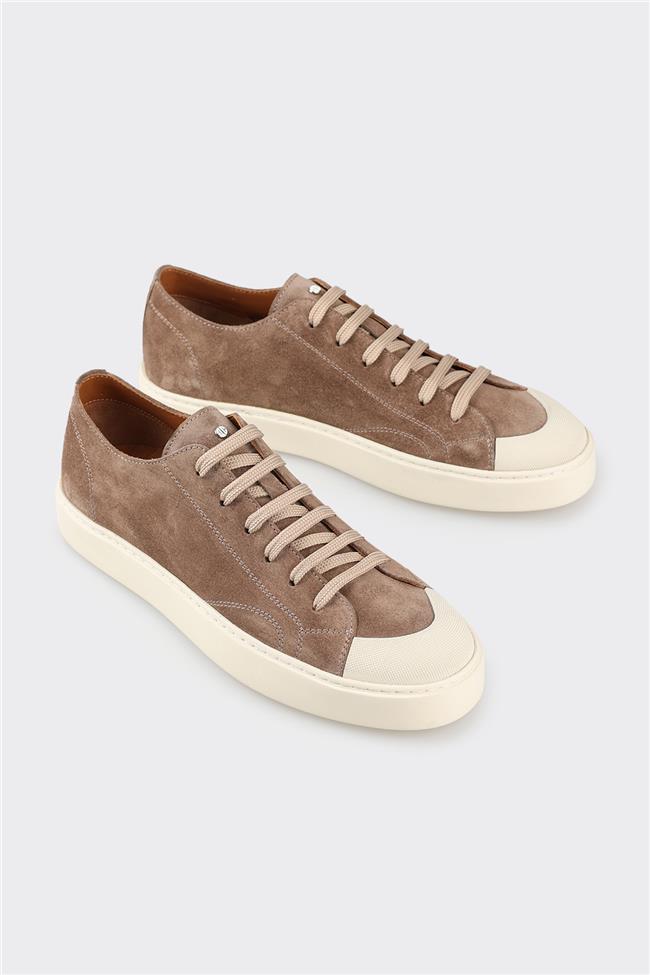 Vizon Deri Erkek Spor Ayakkabı