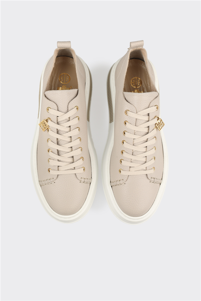 Vizon Deri Erkek Spor Ayakkabı