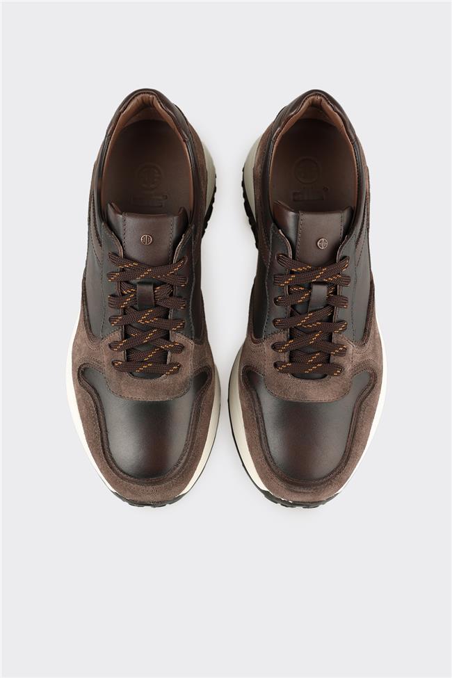 Vizon Deri Erkek Spor Ayakkabı