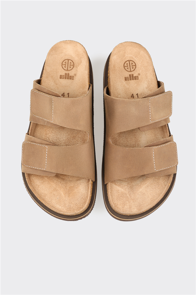 Vizon Deri Erkek Terlik