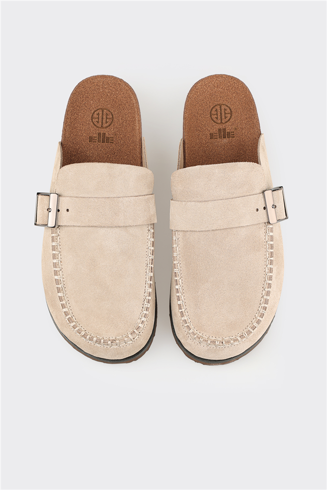 Vizon Deri Erkek Terlik