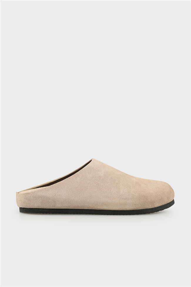 Vizon Deri Erkek Terlik