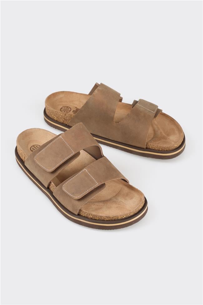 Vizon Deri Erkek Terlik