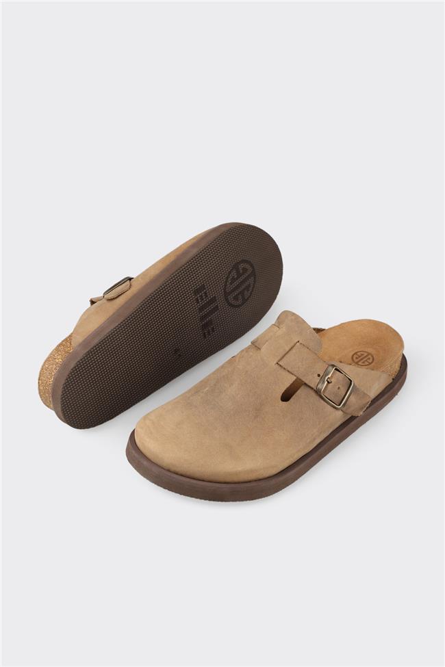 Vizon Deri Erkek Terlik