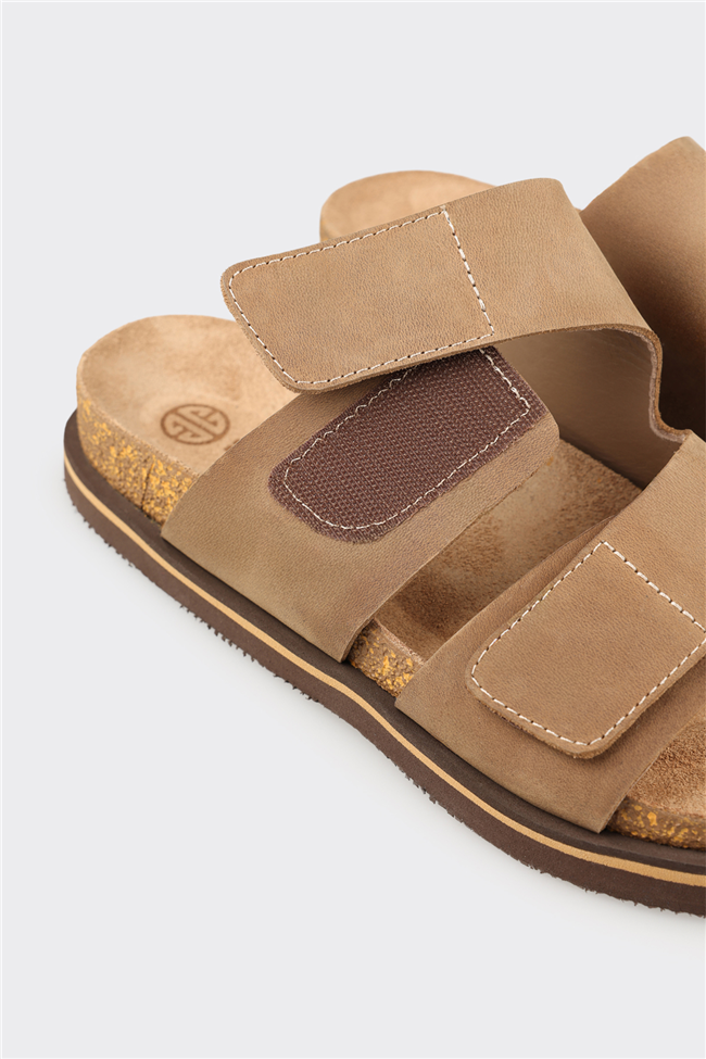 Vizon Deri Erkek Terlik