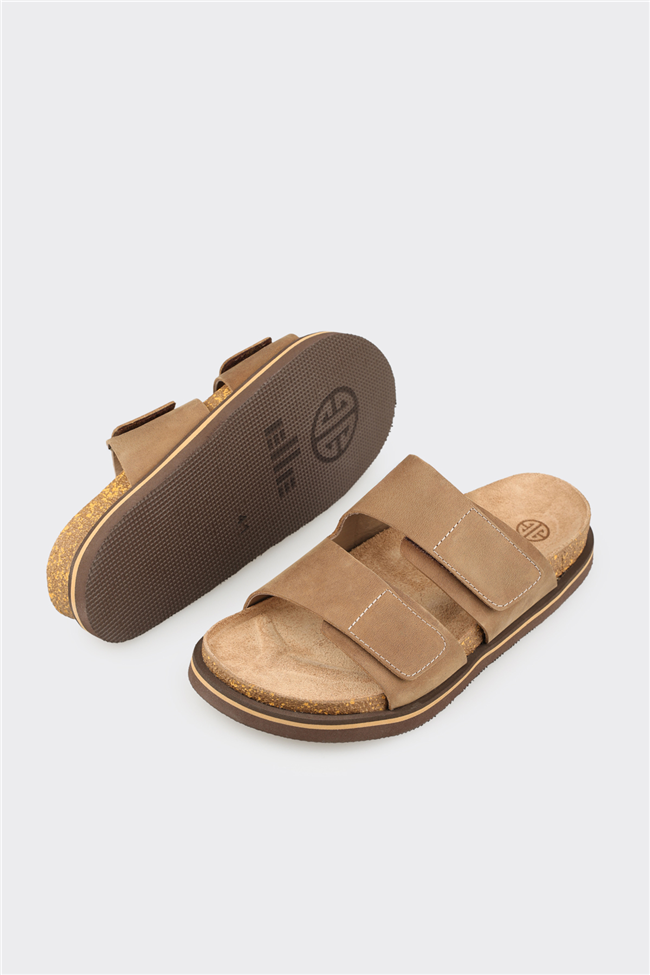 Vizon Deri Erkek Terlik