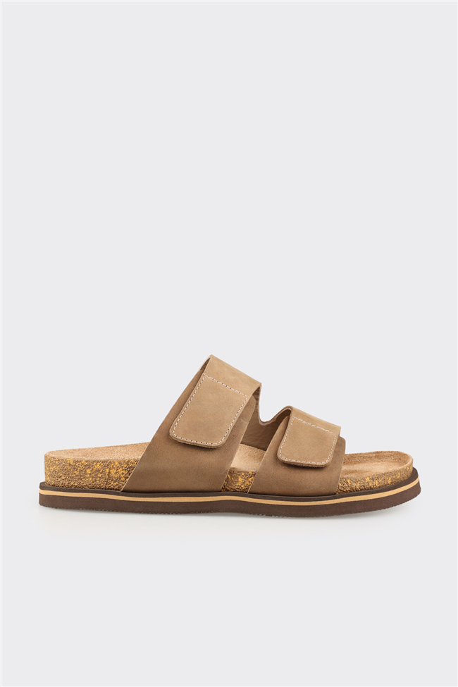 Vizon Deri Erkek Terlik