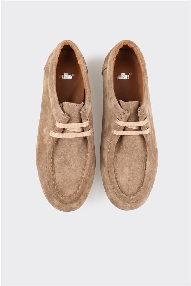 Vizon Deri Kadın Günlük Ayakkabı