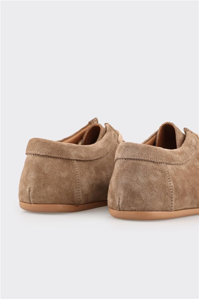 Vizon Deri Kadın Günlük Ayakkabı