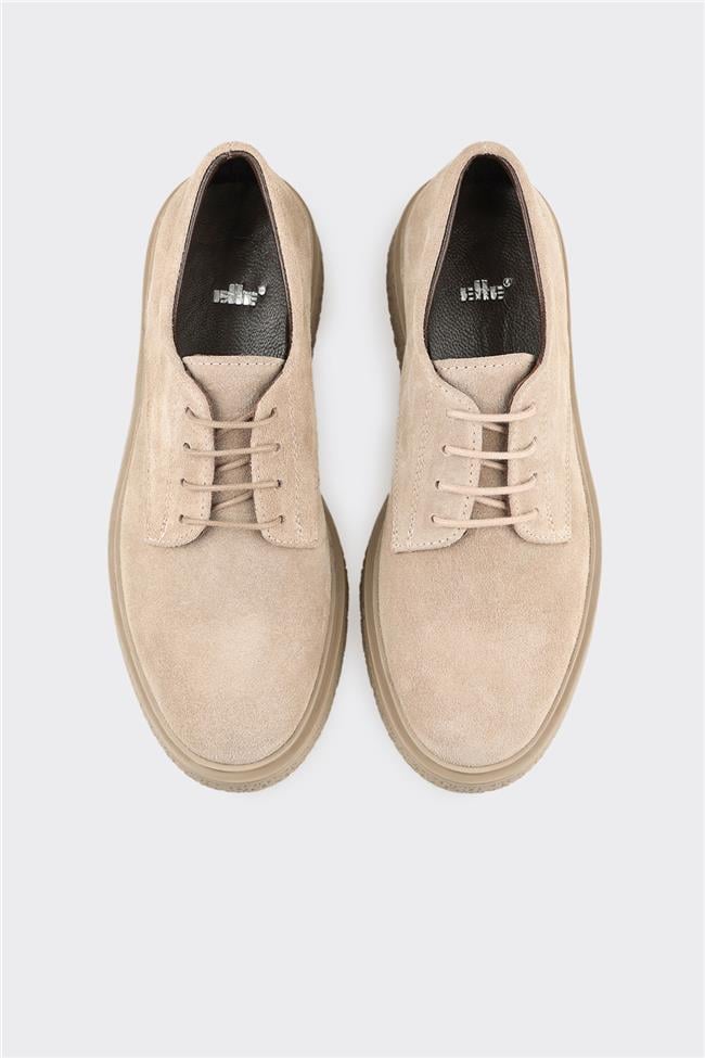 Vizon Deri Kadın Günlük Ayakkabı