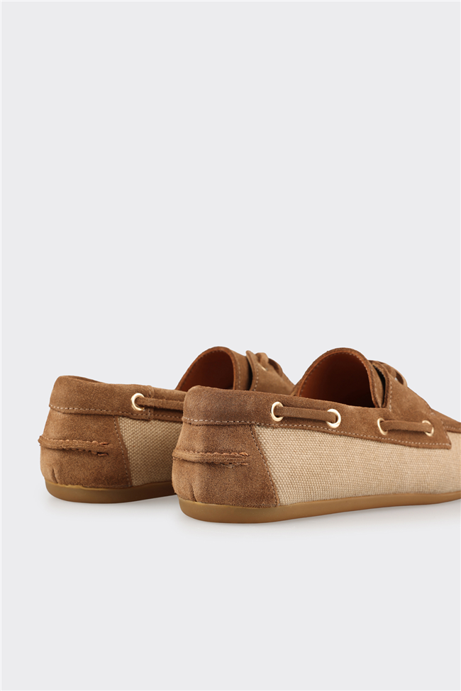 Vizon Deri Kadın Günlük Ayakkabı