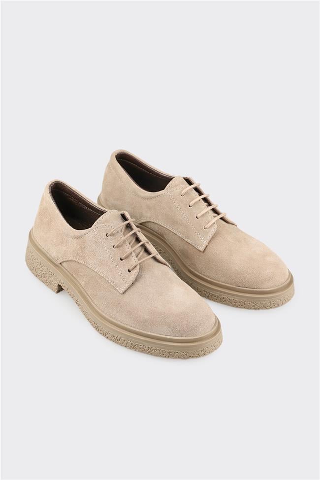 Vizon Deri Kadın Günlük Ayakkabı