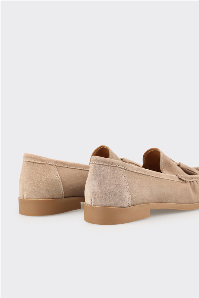 Vizon Deri Kadın Günlük Ayakkabı