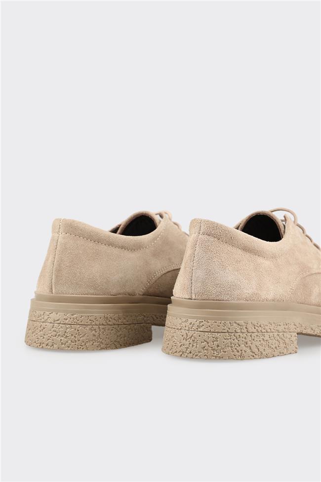 Vizon Deri Kadın Günlük Ayakkabı