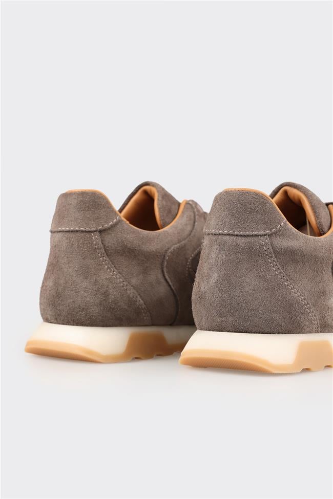 Vizon Deri Kadın Spor Ayakkabı