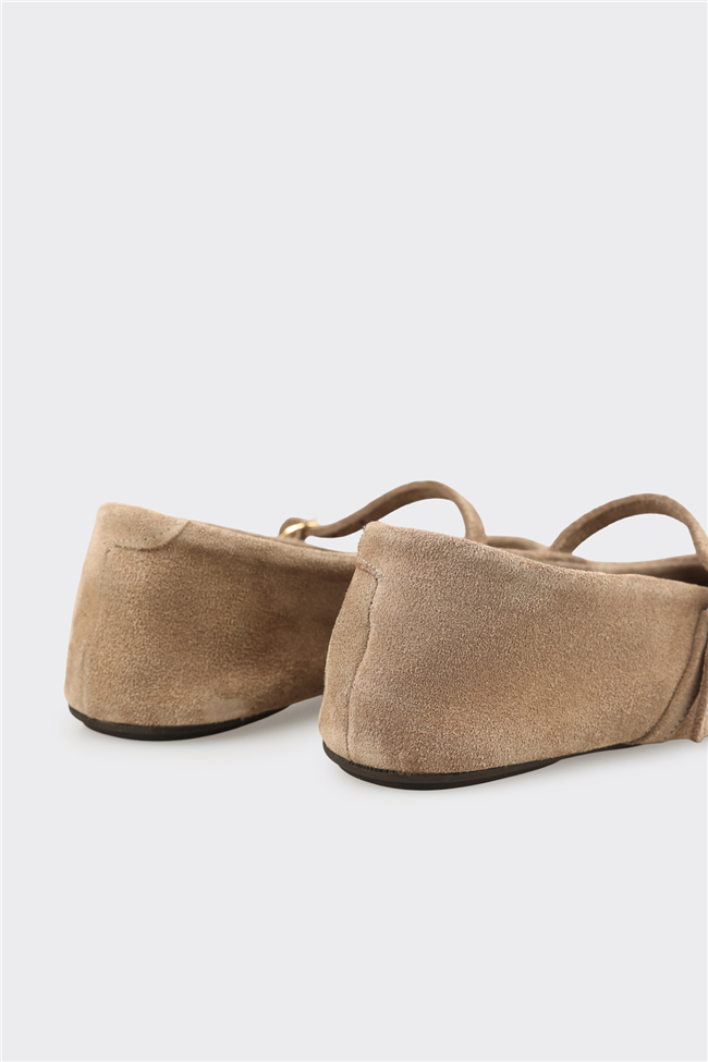Vizon Deri Kadın Günlük Ayakkabı
