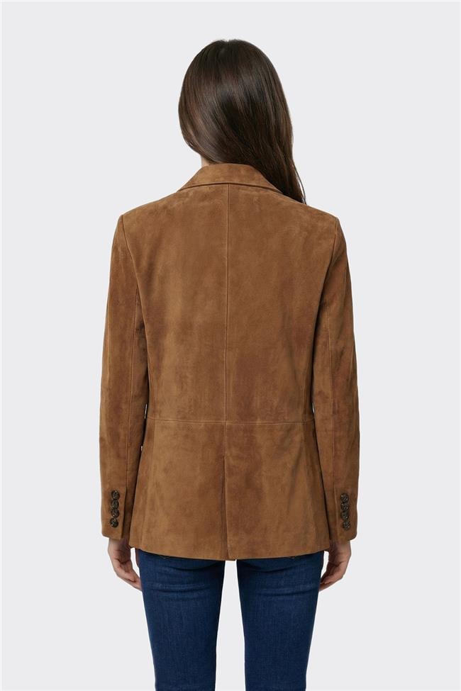 Vizon Kadın Deri Ceket