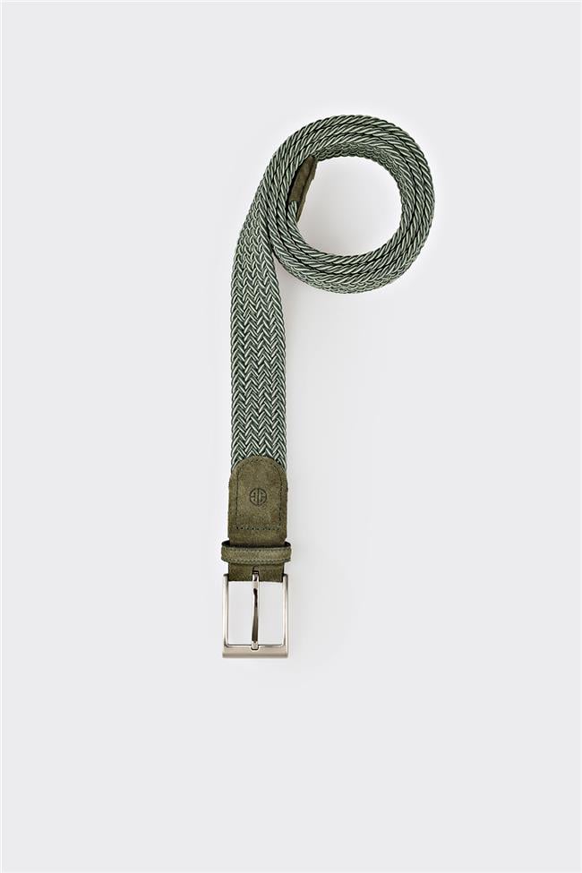 Yeşil Deri Erkek Kemer