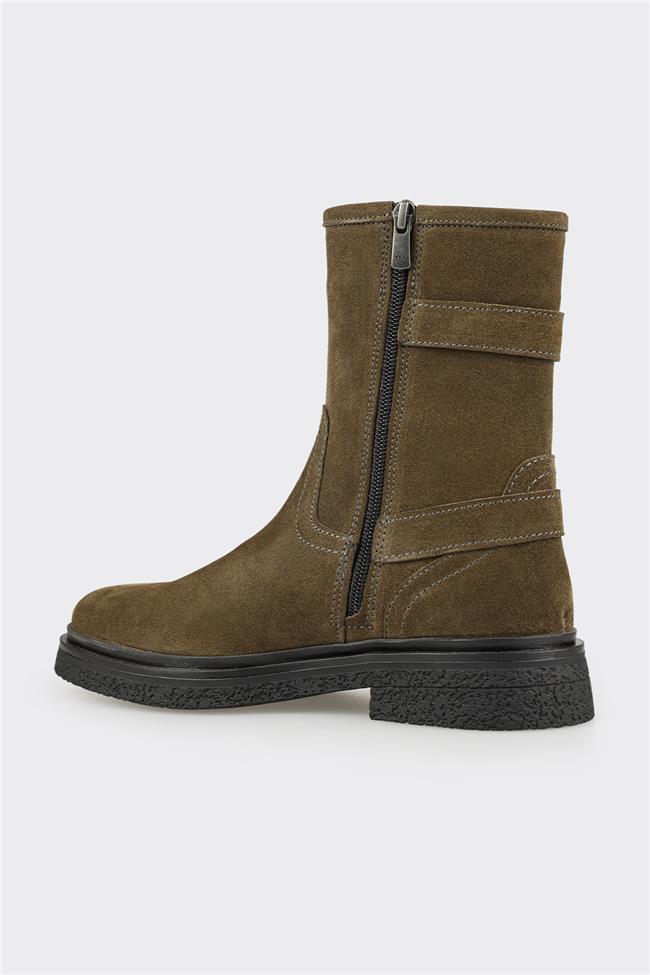 Yeşil Deri Kadın Günlük Bot