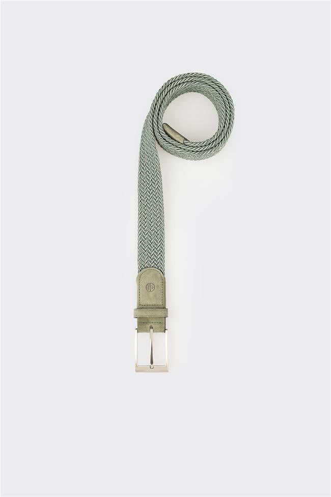 Yeşil Deri Erkek Kemer