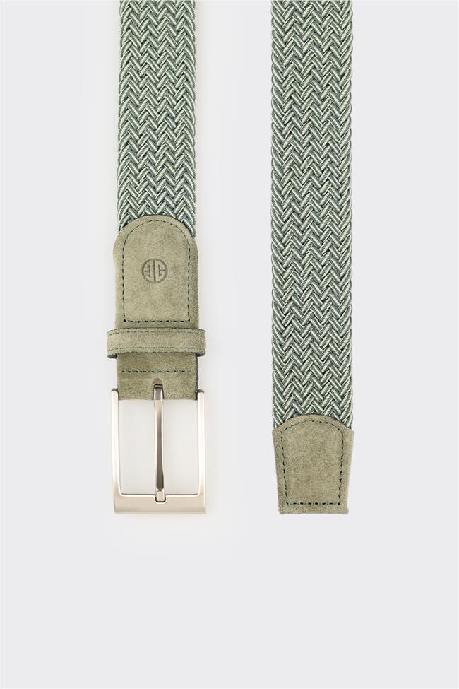 Yeşil Deri Erkek Kemer