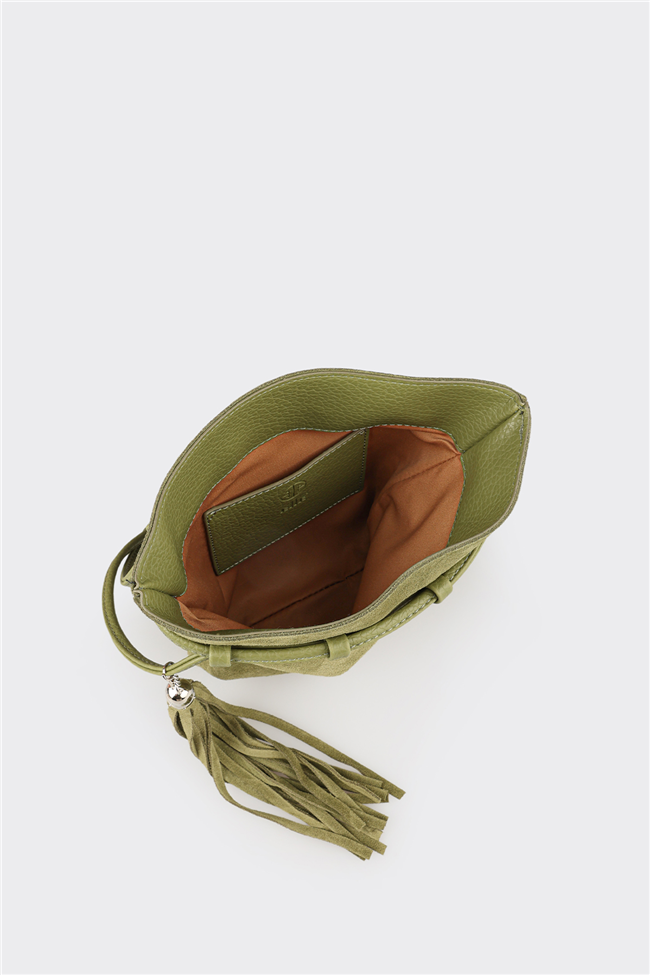 Yeşil Kadın Çapraz Çanta