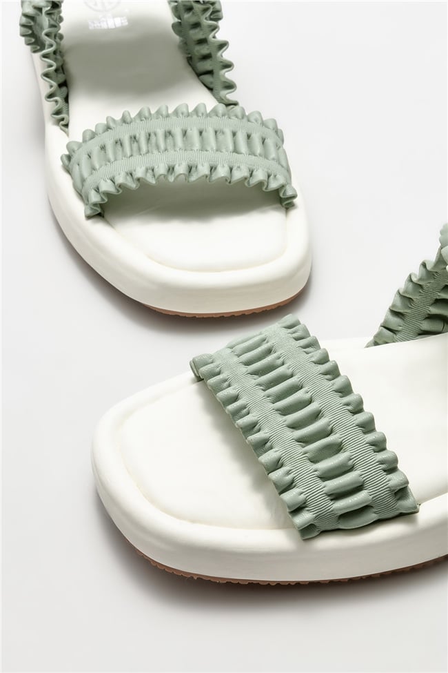 Yeşil Kadın Spor Sandalet