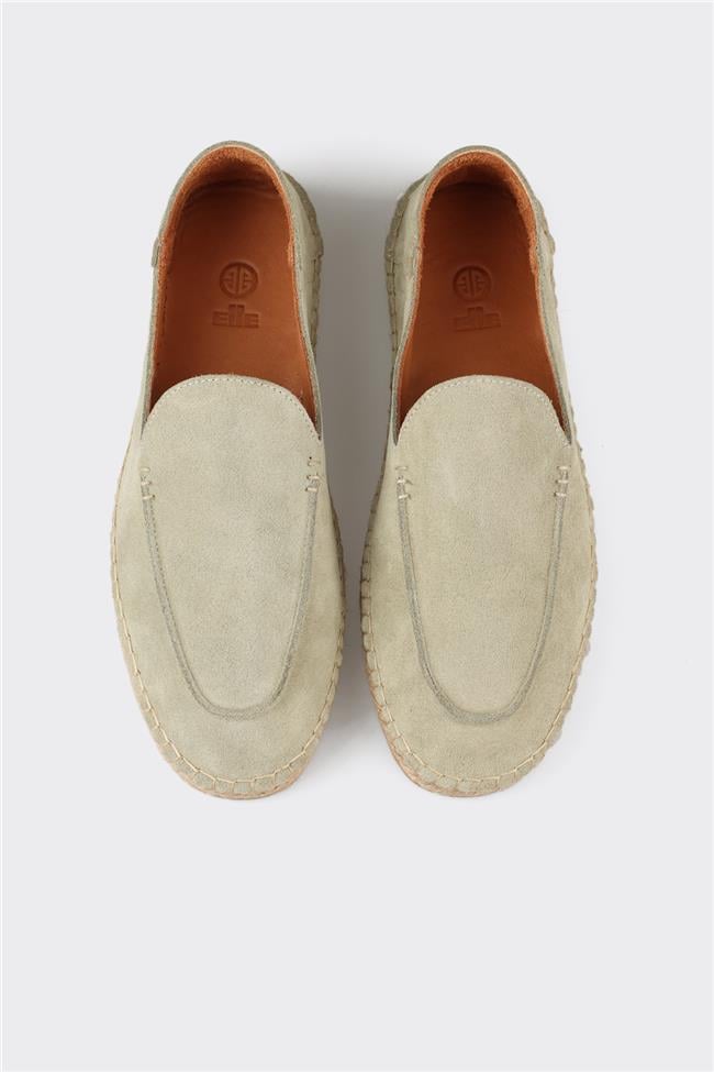 Yeşil Deri Erkek Günlük Ayakkabı