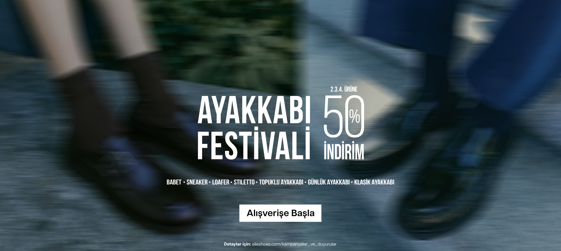 Ayakkabı Festivali - 2., 3. ve 4. ürüne %50 indirim