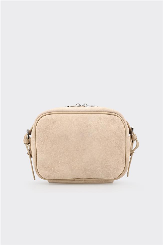 Bej Kadın Küçük Çapraz Çanta