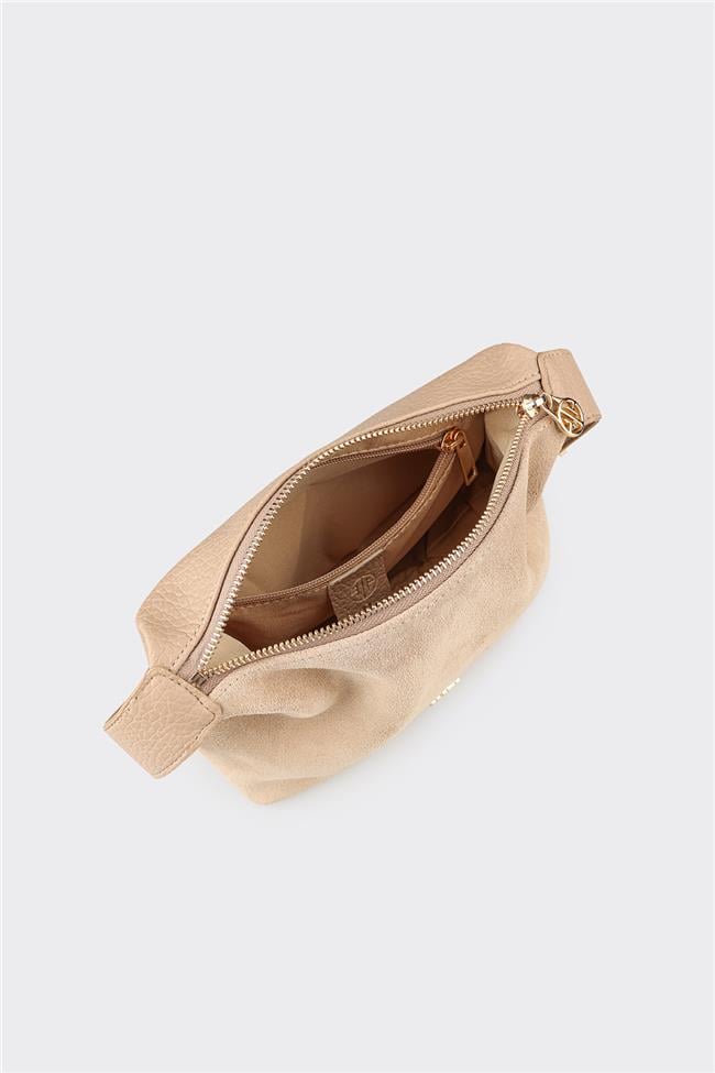 Bej Kadın Küçük El Çantası