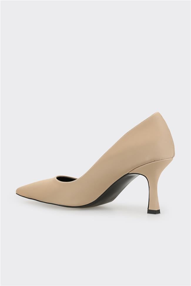 Bej Kadın Stiletto