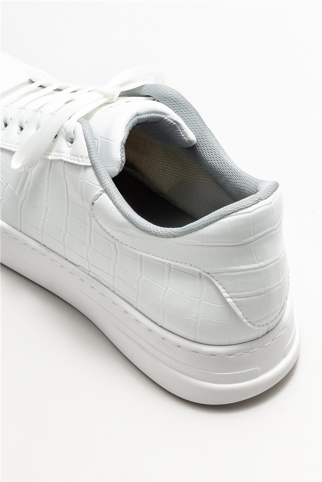 Beyaz Erkek Spor Ayakkabı