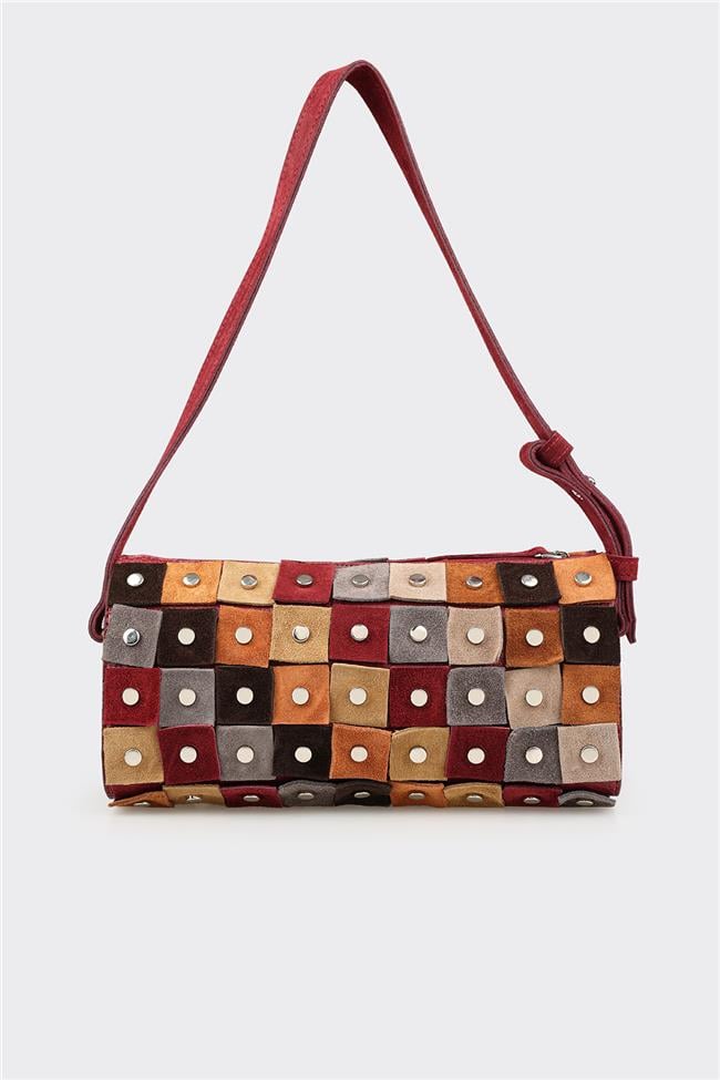 Bordo Kadın Omuz Çantası