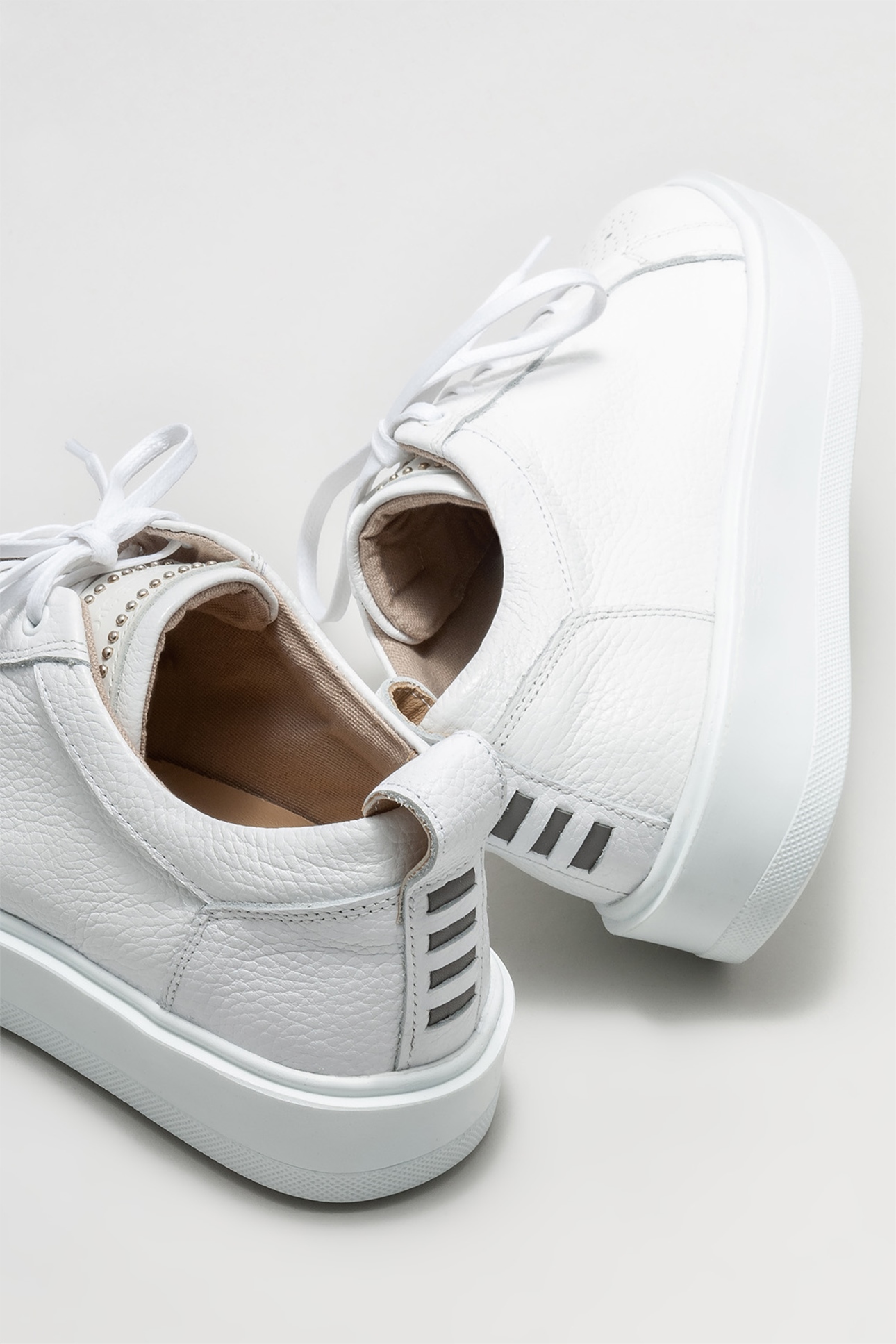 Beyaz Deri Erkek Spor Ayakkabı Satın Al! PAYSON-2-02 Fiyatı | Elle Shoes