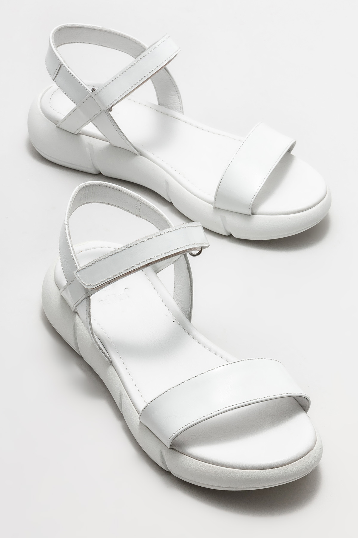 Beyaz Deri Kadın Spor Sandalet Satın Al! RHETTA-02 Fiyatı | Elle Shoes