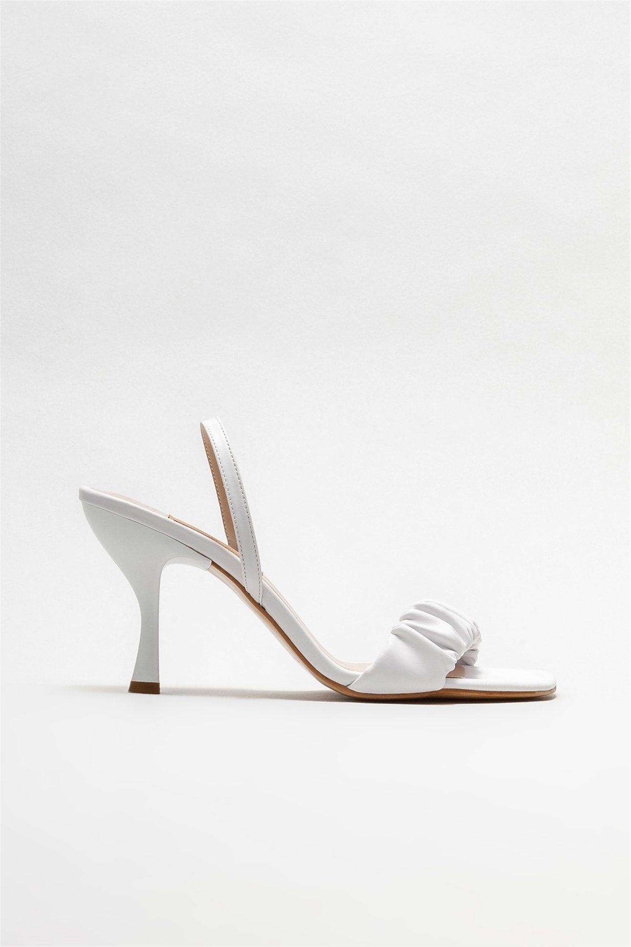 Beyaz Kadın Topuklu Sandalet Satın Al! SUZES-02 Fiyatı | Elle Shoes
