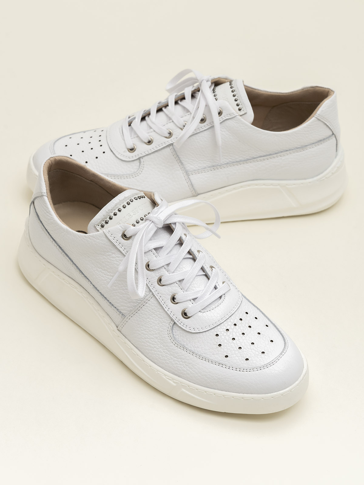 Beyaz Hakiki Deri Erkek Spor Ayakkabı Satın Al! CHANDLER-1-02 Fiyatı | Elle  Shoes