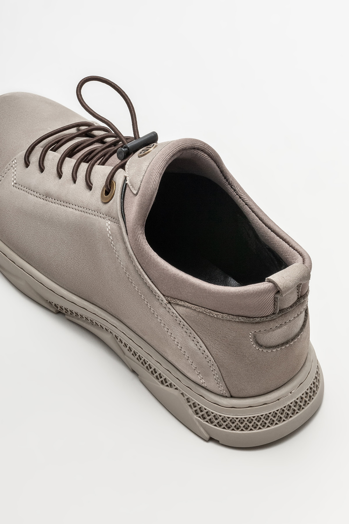 Gri Deri Erkek Günlük Ayakkabı Satın Al! EMERICO-1-09 Fiyatı | Elle Shoes