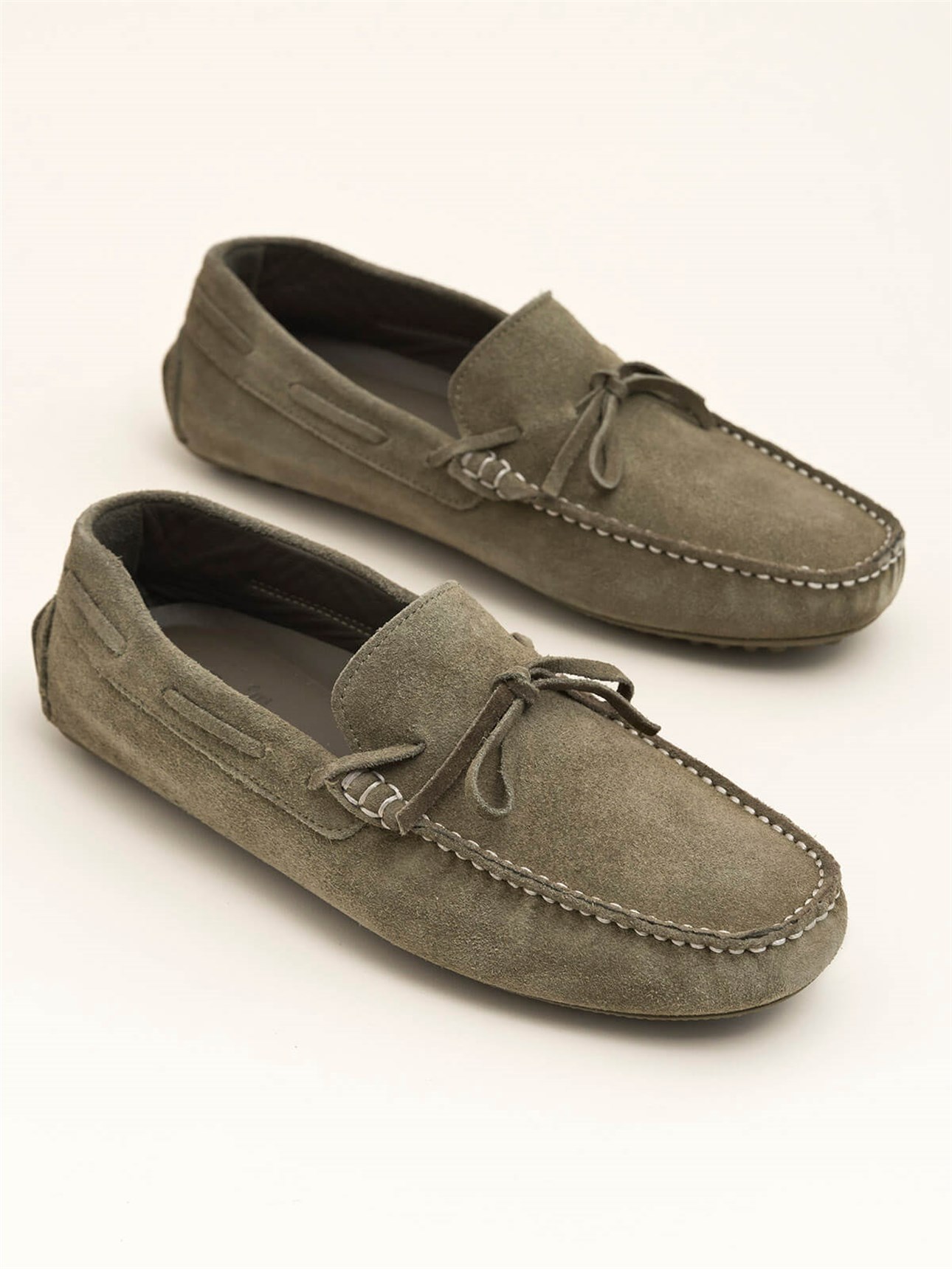 Haki Hakiki Deri Erkek Günlük Ayakkabı Satın Al! ORLAN-35 Fiyatı | Elle  Shoes